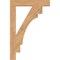 Ekena Millwork Merced Block Smooth Bracket, Western Red Cedar, 3 1/2"W x 24"D x 36"H BKT04X24X36MRC05SWR - alternate 3
